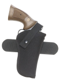 DASTA 264/S - Opaskové pouzdro boční  s ocelovou sponou /Revolver 4“/